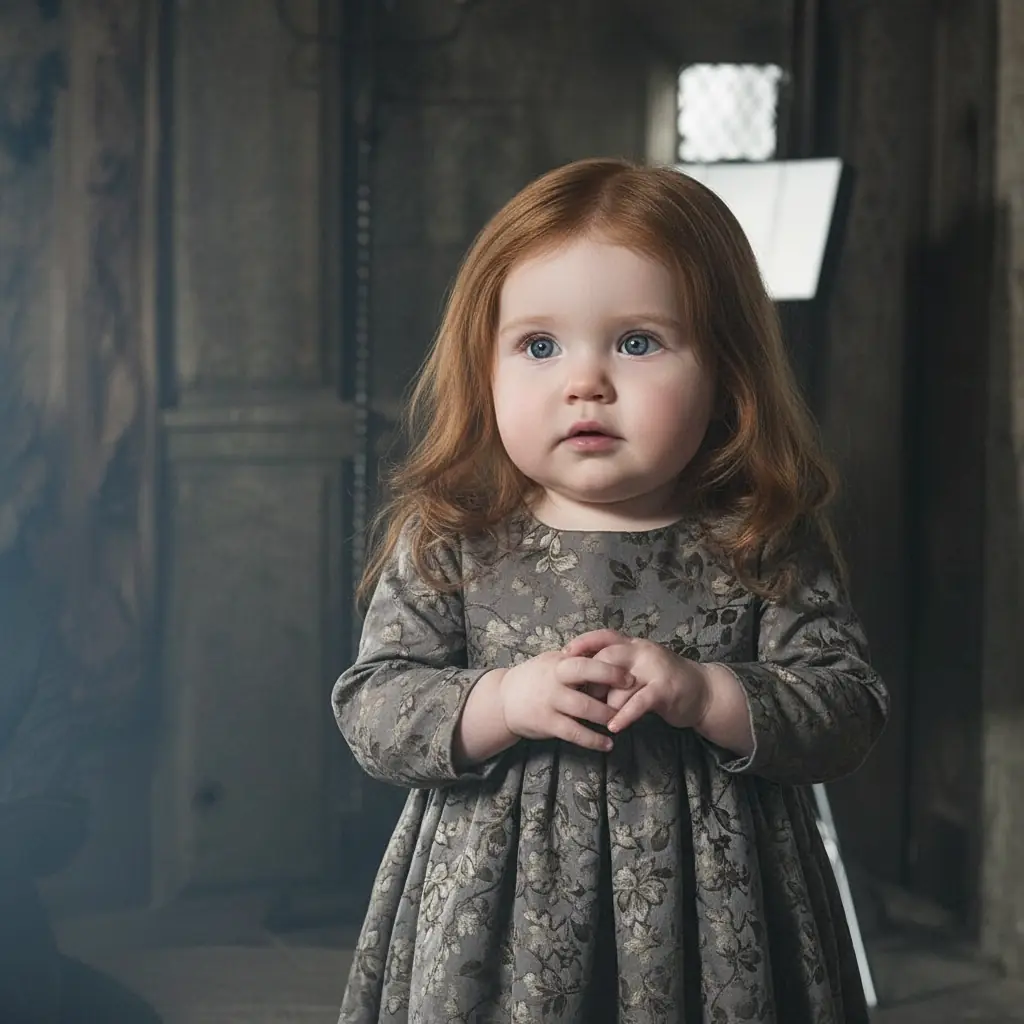 Sample Baby Filter AI portrait result